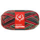 Lana Grossa MEILENWEIT 100g Merino Christmas Lurex | 6811-hvit/mørk grønn/mørk brun/oransje/mørk rød/lys grønn