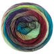 Lana Grossa MEILENWEIT 100g Color Mix Multi | 8023-nougat/rødbrun/grålilla/pastellgrønn/mynte/petrol/smaragd