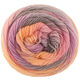 Lana Grossa MEILENWEIT 100g Color Mix Soft | 8069-lys grå/rosé/laks/nellikrosa/rosenkvarts/lys oransje/grå/mauve