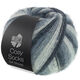 Lana Grossa MEILENWEIT 100g Cosy Socks Soft Stripes | 104-antrasitt/mørk grå/musegrå/lys grå