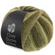 Lana Grossa MEILENWEIT 100g Cosy Socks Soft Stripes | 107-lys grønn/resedagrønn/grågrønn/mosegrønn