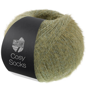 Lana Grossa MEILENWEIT 100g Cosy Socks | 12-grågrønn