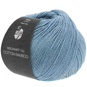 Lana Grossa MEILENWEIT 100g Cotton Bamboo | 12-gråblå