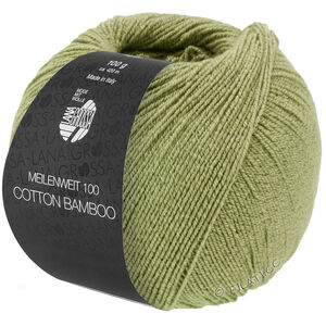 Lana Grossa MEILENWEIT 100g Cotton Bamboo | 39-lindegrønn