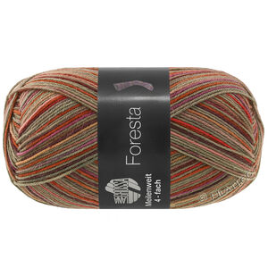 Lana Grossa MEILENWEIT 100g Foresta | 5324-middelsgrå/aubergine/terrakotta/gammelrosa/fuksia/rød/bringebær/gråbeige