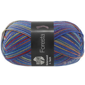 Lana Grossa MEILENWEIT 100g Foresta | 5327-blekkblå/turkis/brun/mørk rød/sennepgul/lys grå/mørk grønn/oransje