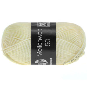 Lana Grossa MEILENWEIT 50g | 1113-råhvit