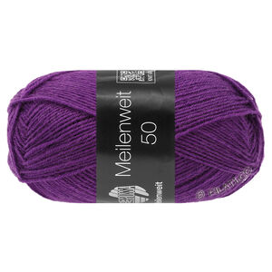 Lana Grossa MEILENWEIT 50g | 1426-mørk fiolett