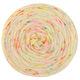 Lana Grossa MEILENWEIT 100g Merino Hand-dyed | 31-råhvit/neongul/mørk petrol/rød/bringebær