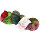 Lana Grossa MEILENWEIT 100g Merino Hand-dyed | 307-grønn/mørk rød/svartgrønn/brun/rødfiolett