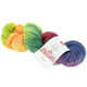 Lana Grossa MEILENWEIT 100g Merino Hand-dyed | 409-gulgrønn/mørk grønn/rust/oransje/limett/gråfiolett/antikkviolett/grågrønn