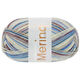 Lana Grossa MEILENWEIT 100g Merino Extrafine Denim Mix | 2605-ecru/lys grå/middelsgrå/mørk grå/fiolblå/mørk blå