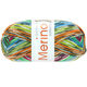 Lana Grossa MEILENWEIT 100g Merino Extrafine Meran | 2588-hvit/antrasitt/oransje/limett/turkis/grønn/pink
