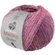 Lana Grossa MEILENWEIT 100g Merino Extrafine Shades | 7224-rosa/pink/oker/blåfiolett/mørk rød