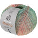 Lana Grossa MEILENWEIT 100g Merino Extrafine Shades | 7229-lakserød/creme/turkisgrønn/gulgrønn