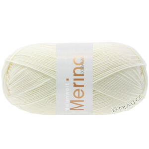 Lana Grossa MEILENWEIT 100g Merino Extrafine | 2405-hvit