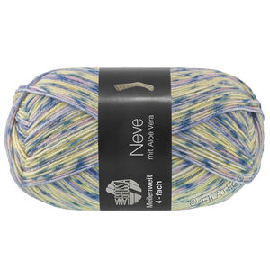 Lana Grossa MEILENWEIT 100g Neve | 4438-vanilje/jeans/koboltblå/syrin/gråblå