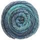 Lana Grossa MEILENWEIT 150g Rainbow | 104-turkis/lys petrol/mørk petrol/mørk jeans/grågrønn