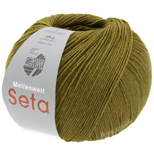 Lana Grossa MEILENWEIT 100g Seta | 50-olivengrønn