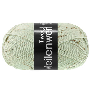 Lana Grossa MEILENWEIT 100g Tweed | 182-hvitgrønn