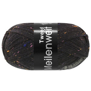 Lana Grossa MEILENWEIT 100g Tweed | 186-kollsvart