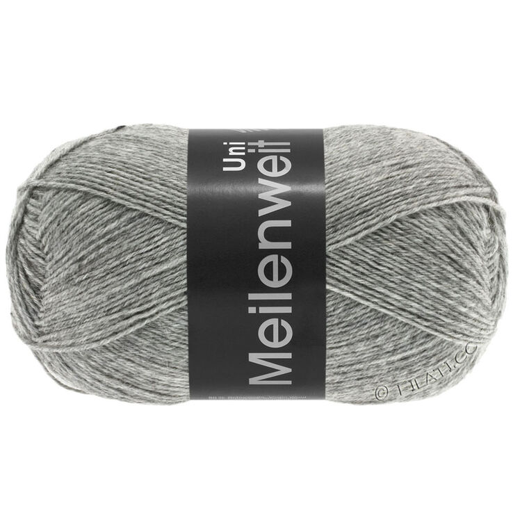Lana Grossa MEILENWEIT 100g | 1103-grå melert