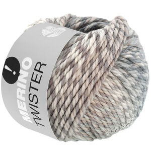 Lana Grossa MERINO TWISTER | 02-sølvgrå/lys grå/mørk grå