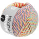 Lana Grossa MERINO TWISTER | 10-hvit/gammelrosa/mynte/lys blå/rosa