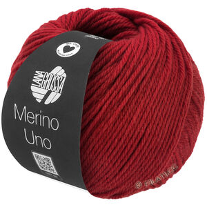 Lana Grossa MERINO UNO | 82-mørk rød