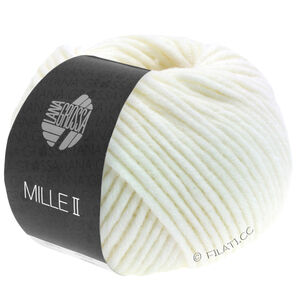 Lana Grossa MILLE II | 075-hvit