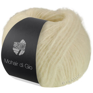 Lana Grossa MOHAIR DI GIO | 09-råhvit