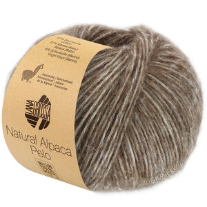 Lana Grossa NATURAL ALPACA Pelo | 008-mørk brun melert