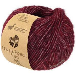 Lana Grossa NATURAL ALPACA Pelo | 030-burgunder melert