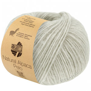 Lana Grossa NATURAL ALPACA Pelo | 036-råhvit/lysende grå
