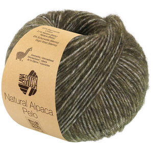 Lana Grossa NATURAL ALPACA Pelo | 040-skoggrønn melert