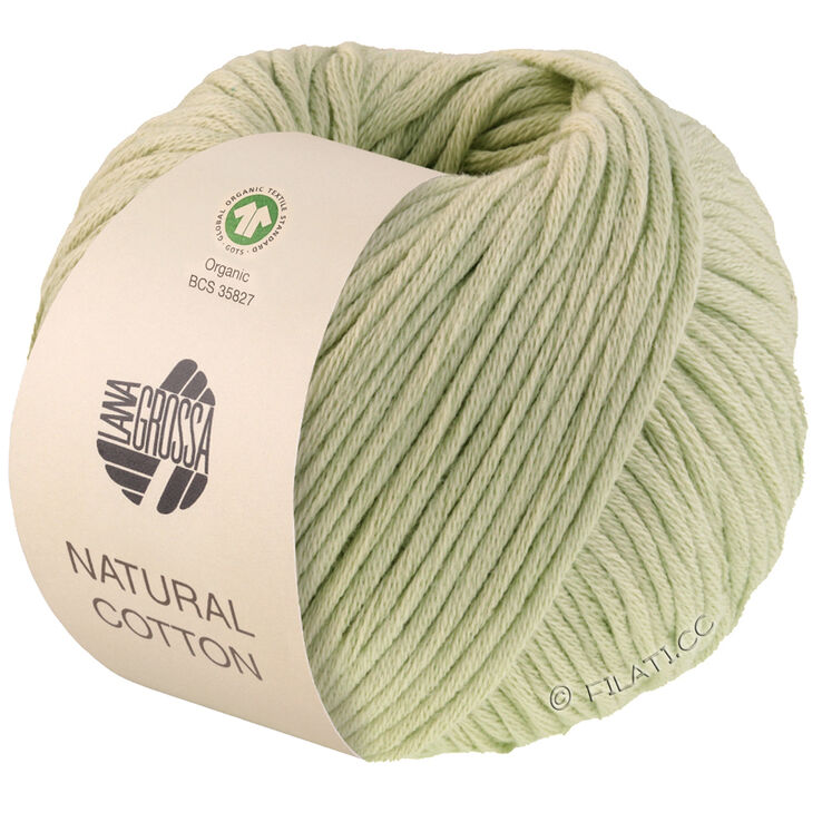Lana Grossa NATURAL COTTON (GOTS) | 01-blekgrønn