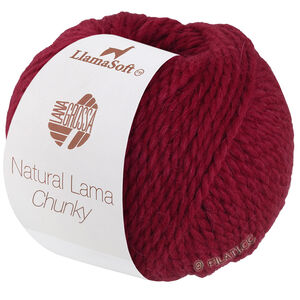 Lana Grossa NATURAL LAMA CHUNKY | 17-vinrød