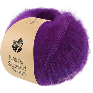 Lana Grossa NATURAL SUPERKID TWEED | 642-mørk fiolett