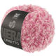 Lana Grossa ORSETTO Moulinè (Nera) | 101-pink/råhvit