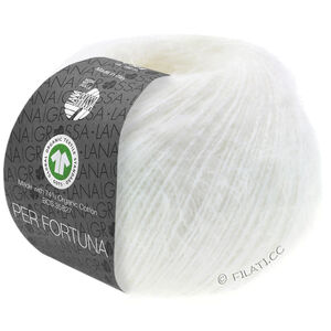 Lana Grossa PER FORTUNA (GOTS) | 09-hvit