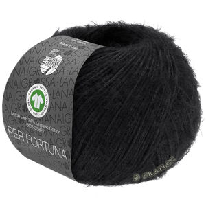 Lana Grossa PER FORTUNA (GOTS) | 10-svart