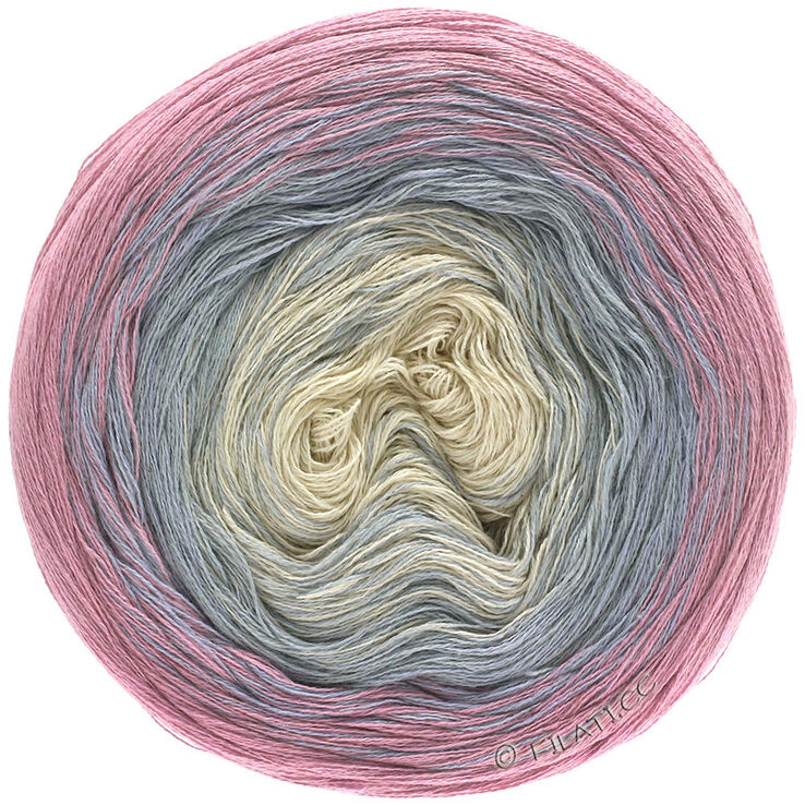Lana Grossa SHADES OF COTTON LINEN | 701-rosa/grå/lys grå/natur
