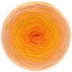 Lana Grossa SHADES OF COTTON | 112-oransje/eggeplommegul/laks/fersken