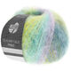 Lana Grossa SILKHAIR HAZE Print | 1207-sart syrin/lys turkis/sitrusgul/petrol