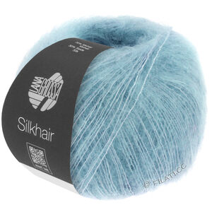 Lana Grossa SILKHAIR | 201-sart blå