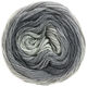 Lana Grossa SLOW WOOL LINO Dégradé | 206-middelsgrå/mørk grå/antrasitt