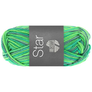 Lana Grossa STAR Print | 324-lys grønn/jade/grågrønn
