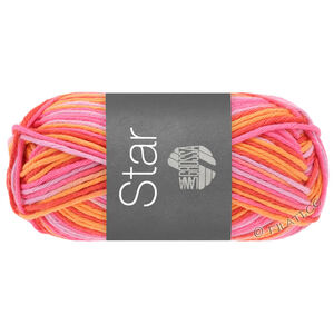 Lana Grossa STAR Print | 345-rosa/bringebær/oransje/laks