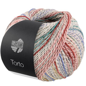Lana Grossa TORTO | 04-lys grå/jeans/rosa/terrakotta/blekgul