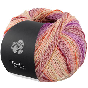 Lana Grossa TORTO | 06-blekgul/lilla/vinrød/oransje/rosa/gul/laks